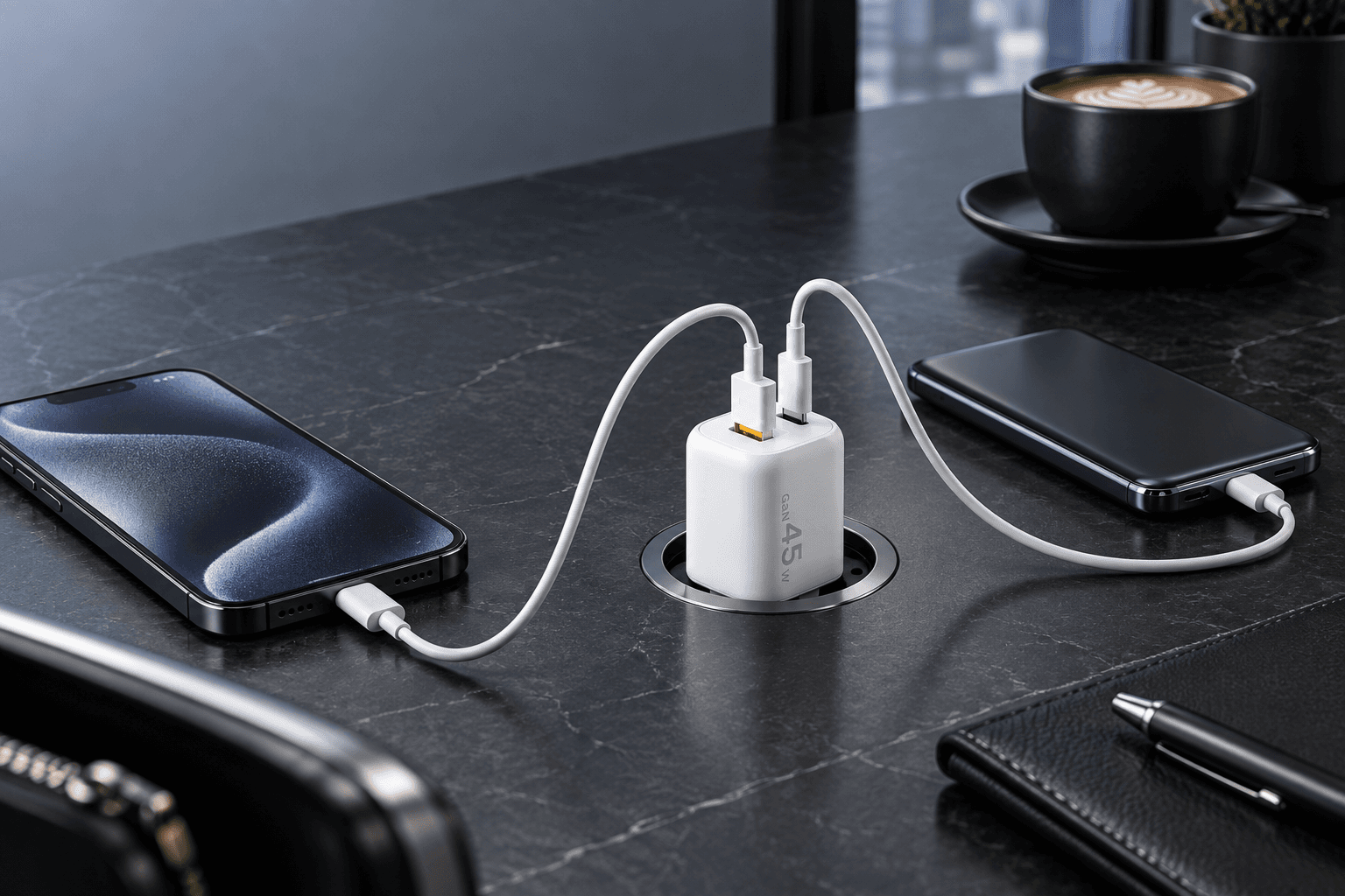 Concept travel charging environment